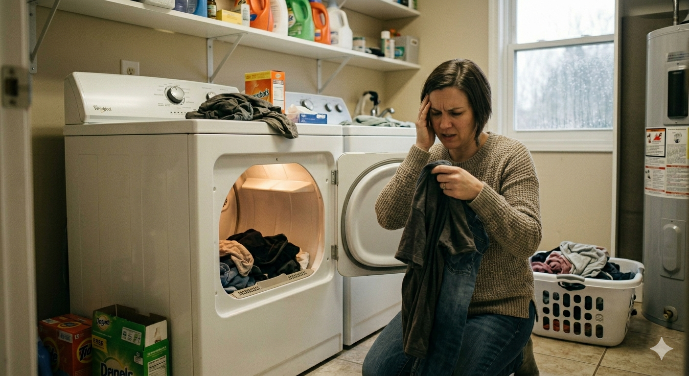 Read more about the article Clothes Still Damp After a Cycle? Common Dryer Problems and Fixes