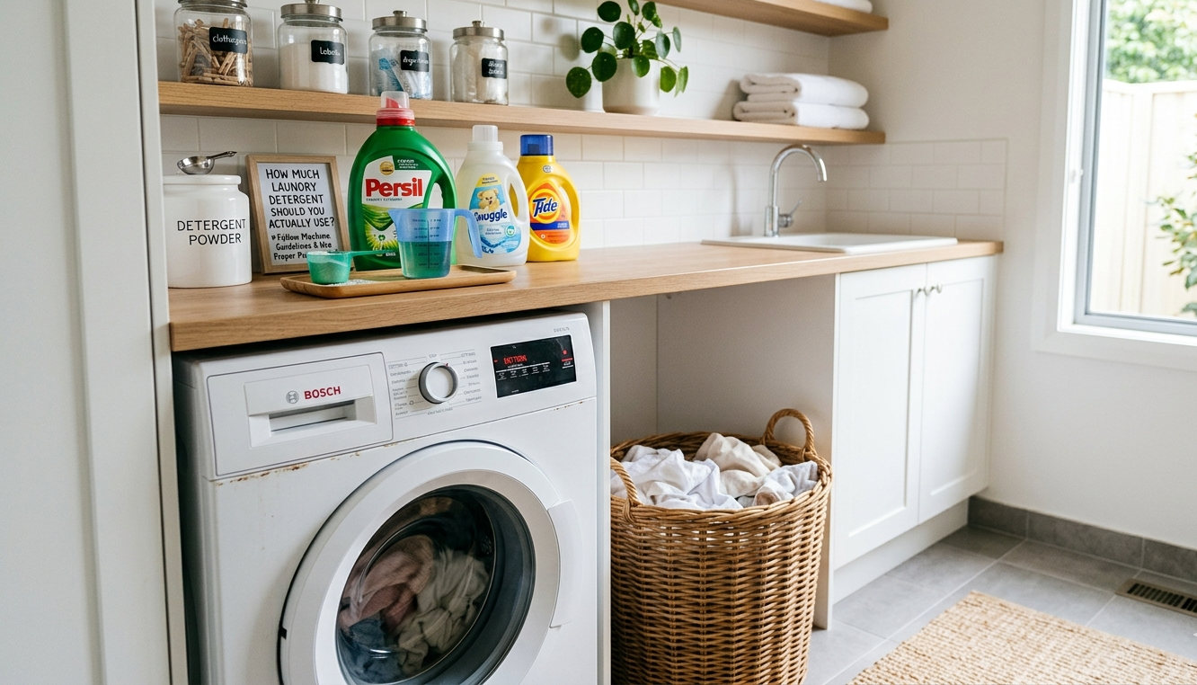 laundry detergent amount